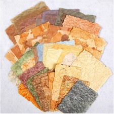84 Sheets Textured Scrapbook Paper Embossed Vintage Collage Craft Paper Set