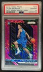 2018-19 Prizm Jalen Brunson RC Prizm Fast Break Pink #39/50 Mavericks PSA 10