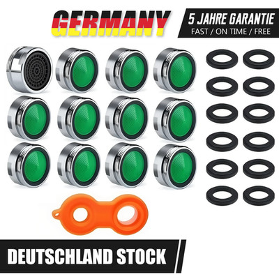 12 Set Perlator Strahlregler M24 Wasserhahn Sieb Einsatz Mischdüse Perlatoren
