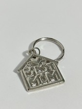 Best Mom Metal Keychain, House-Shaped With Heart, Gift For Mother
