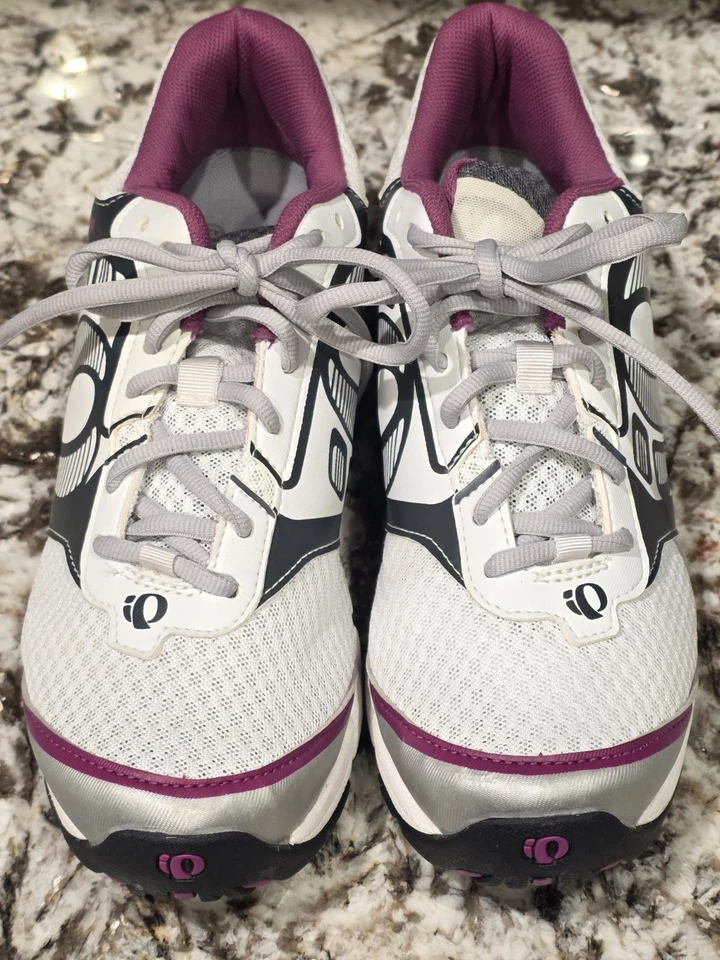 Zapatos de ciclismo para mujer Pearl IZUMI WX ROAD FUEL 2 talla 42 blanco púrpura limpios Foto 3 de 4