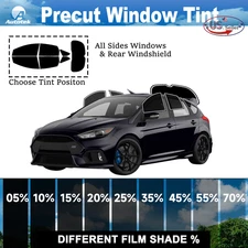 Computerized Custom PreCut 2Ply Window Tint Film Kit For 12-18 Ford Focus Hatch