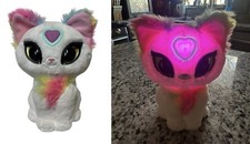 My Fuzzy Friends Magic Whispers Interactive Plush Kitty Cat Luna Light Up Toy