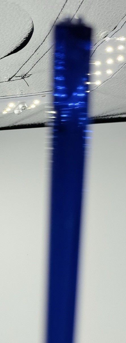 OAKLEY SLIVER SUNGLASSES REPLACEMENT CLEAR BLUE LEFT SIDE TEMPLE