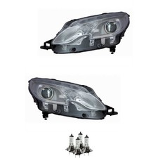 Halogen Scheinwerfer Frontscheinwerfer Set H7/H7 für Peugeot 2008 inkl. Lampen