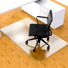 Office Chair Mat for Carpet 48"x36" Transparent Computer Desk Chair Mat with Lip