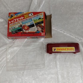 Famicom Software Model Karaoke Studio Top Hit 20 Vol.1 Bandai FIT57