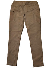 New no Tag Carhartt Force Womens Army Green Fitted Utility Leggings Pants Medium