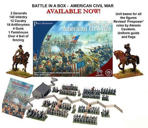 Perry Miniatures Battle in a Box: American Civil War PMP BB1 - Image 2 of 4