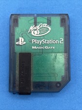 PlayStation PS2 MadCatz Memory Card Clear Blue