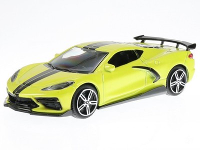 Chevrolet Corvette Stingray Coupe 2020 yelow diecast modelcar 30447 Bburago 1:43
