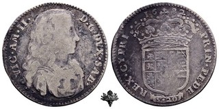 SAVOY Lira 1682 RARE Victor Amadeus II SILVER
