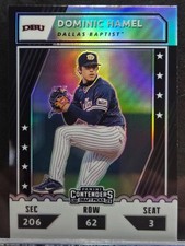 Dominic Hamel 2021 Panini Elite Extra Edition Silver Prizm #CTO-DH Dallas Baptis