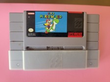 Nintendo Super Mario World Super Nintendo SNES Game Cartridge