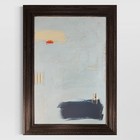 Original LARGE Framed Mixed Media Abstract Art Painting 31x43