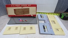 Plasticville Post Office Kit O S UNGLUED CLEAN IN BOX 636757