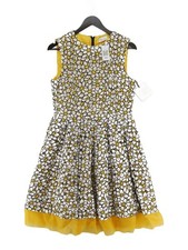 Red Valentino Skater Mini Dress in Yellow