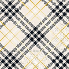 Design Design Luxe Lodge-Plaid Tovagliolo per Bevande, Multicolore