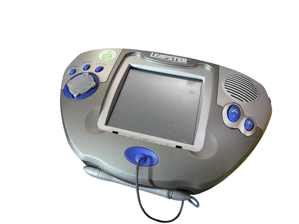 LeapFrog Leapster 20200 Learning Game System With 8 Games Lot Batman Cars X-Men - Image 3 of 4