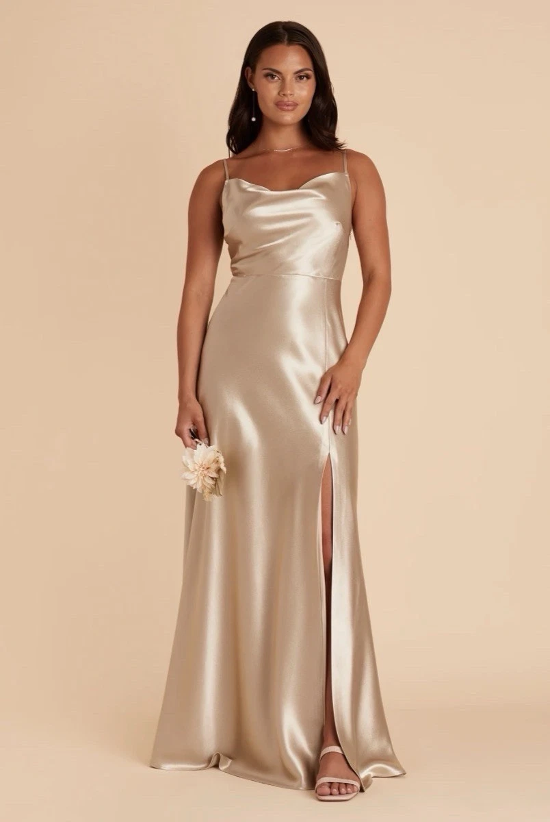 long sleeve gold wrap dress Shona Joy - La Lune Plunged Long Sleeve Maxi Dress - Gold main image 0