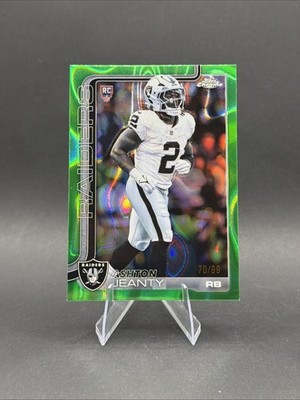 2025 Topps Chrome Ashton Jeanty Green Lava /99 Rookie RC # 322 | eBay
