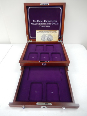 PCS The Choice Uncirculated Liberty Walking Half-Dollar DISPLAY CASE ONLY
