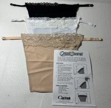 As seen on TV Cami Secret Clip on Camisoles White Black tan Adjustable One Size