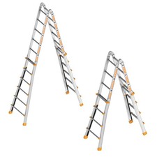 Layher Teleskopleiter Topic 1058 Gelenkleiter Stehleiter Mehrzweckleiter