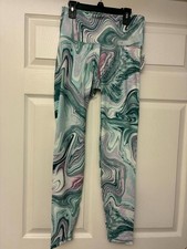 Old Navy Women  s Active High Rise Marble Swirl Leggings Size M NWT