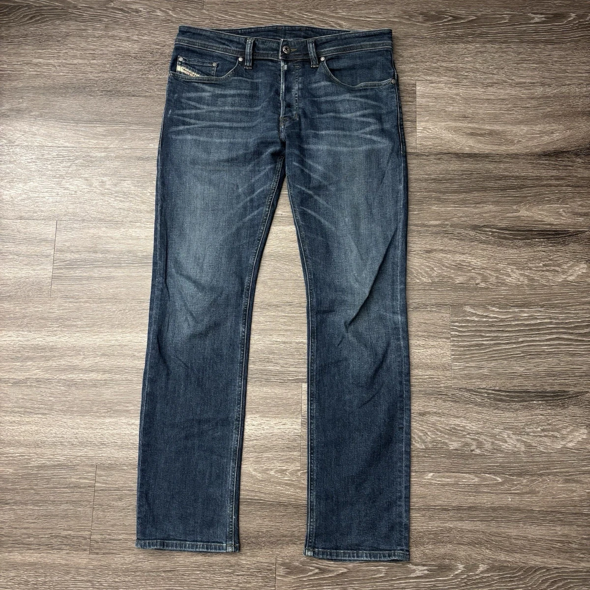 Vaqueros Diesel Para Hombre - Corte Regular, Mezcla De Algodón Y Elastano Para Mayor Comodidad