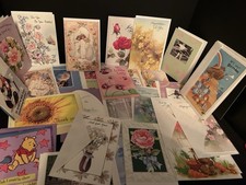 Greeting Cards  Envelopes Mixed Lot of 28 Unused Some Vintage