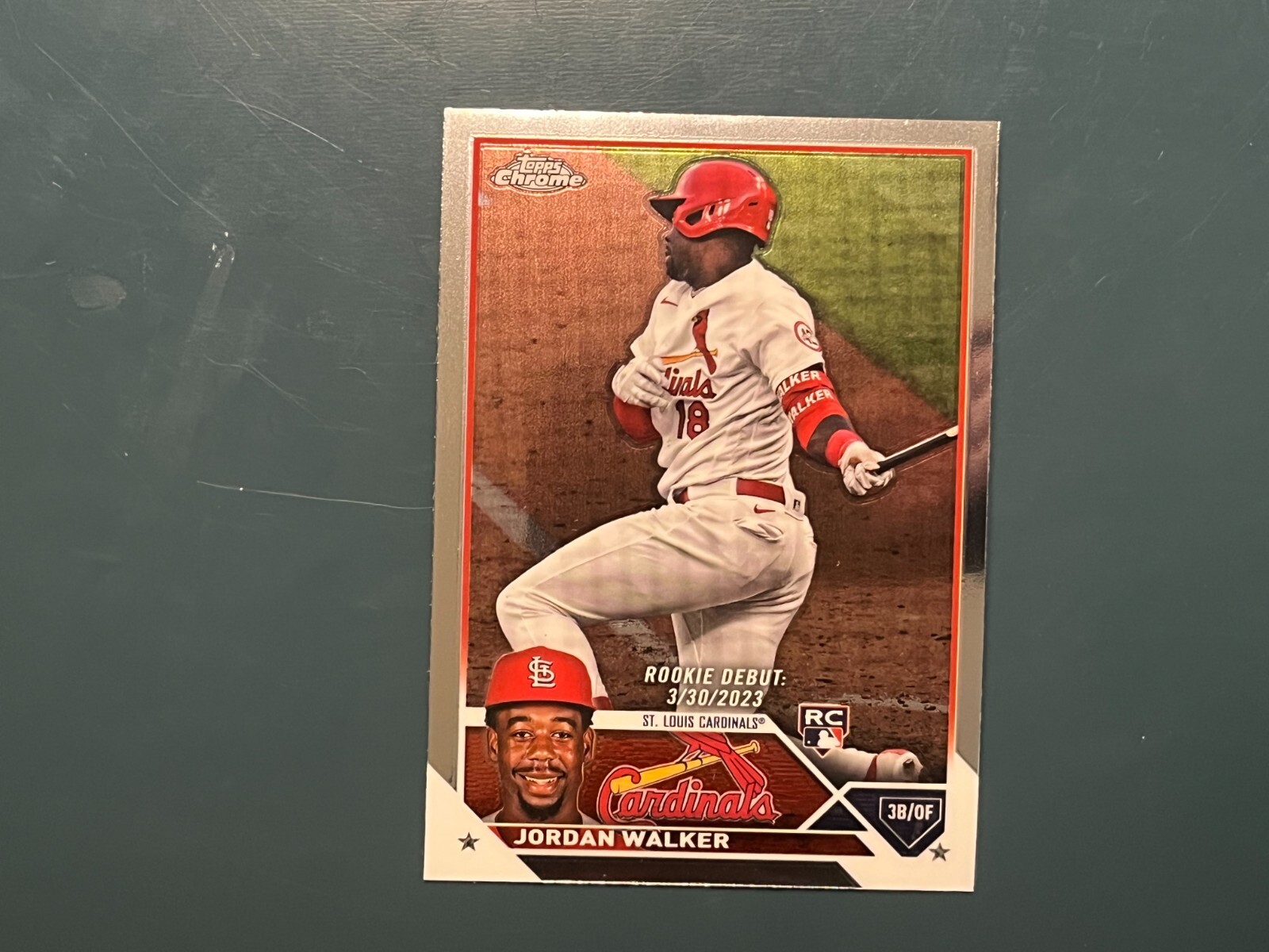 2023 Topps Chrome Update Series - Rookie Debut Jordan Walker #USC150 (RC)