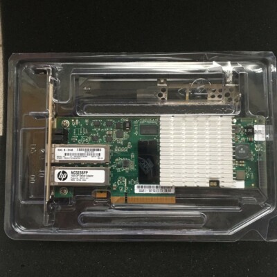 HP NC523SFP QLE3242-HP Dual Port 10Gb Ethernet 10GbE SFP+ PCI-E NIC Network