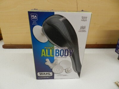 new nib Wahl 4120-1801 All Body Powerful 2 Speed Therapeutic Vibratory Massager