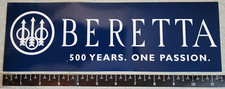 11 - Beretta 500 Years Rifle Pistol High Quality Vinyl Decal Sticker Shot Show 11 - Beretta 500 Years Rifle Pistol High Quality Vinyl Decal Sticker Shot Show