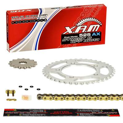 Kettensatz Yamaha TDM 900 (RN08) 02-03, XAM EXTRA verstärkt GOLD G&B, X-Ring