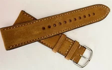 ITALIAN VINTAGE OAK LEATHER Hand Crafted 22/20MM Hand made in Italy