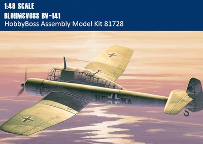 HobbyBoss 81728 1/48 Scale German Blohm&Voss BV-141 Assembly Aircraft Model Kits