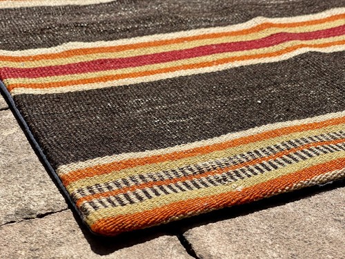 Cuscino Kilim Antico 50x50 Fatto a mano! Nuovo con Etichetta. Sconto 30% Off! - Foto 2 di 3