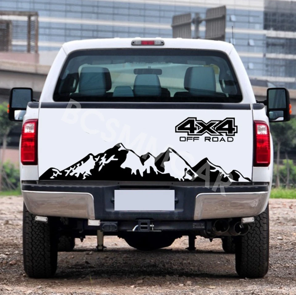Car Truck Sticker Mountain Range Landscape Graphics Decal Vinyl Auto Accessories - Image 3 of 4