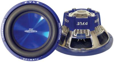 Pyle PLBW84 Subwoofer 8'' Blue Wave 600 Watt DVC 60oz Magnet