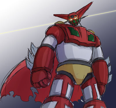 Anime Mechs Getter 1 Getter Robo Getter Robo  Gaming Mat Desk 28987