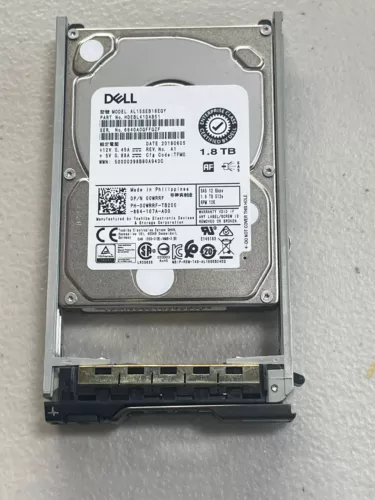 Dell 1.8TB 10K SAS-12Gb/s 2.5in Hot-Plug Hard Drive AL15SEB18EQY 0WRRF WRRF Tray