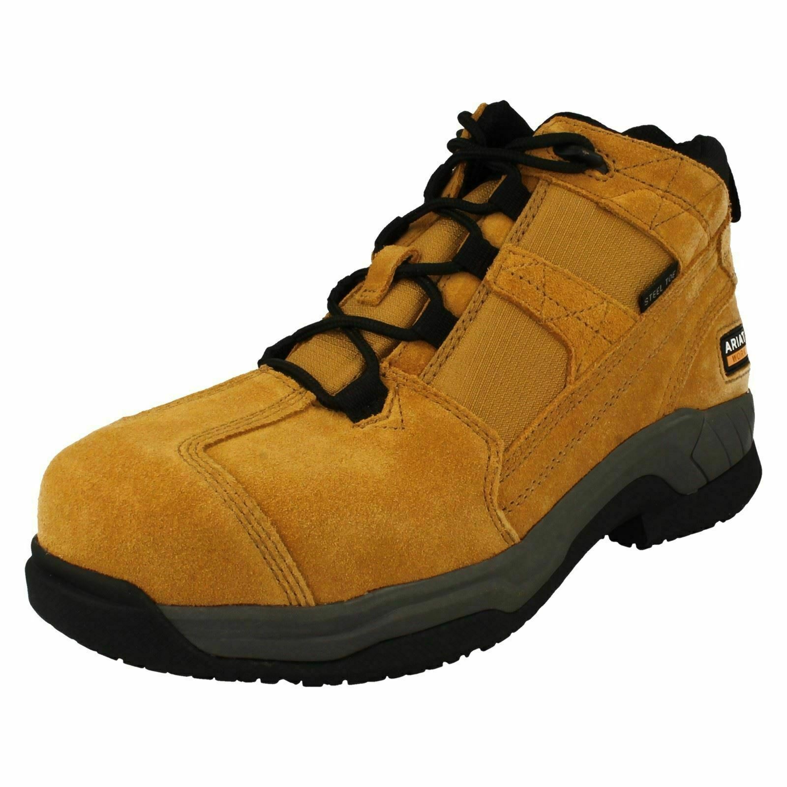 Mens Ariat Work Leather Steel Toe Cap 