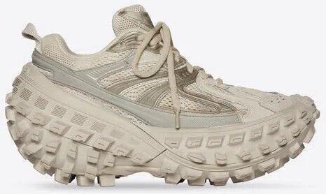 Size 9 - Balenciaga Defender Bouncer Sneaker White Light Beige