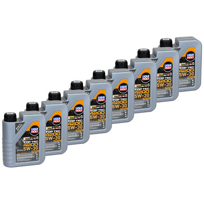 Motoröl Top Tec 4200 5W-30 LIQUI MOLY 8 X 1 Liter für Suzuki Toyota VW Vauxhall