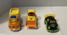 Vtech Go! Go! Smart Wheels Lights Sounds Dump Truck Dozer Race Car Working