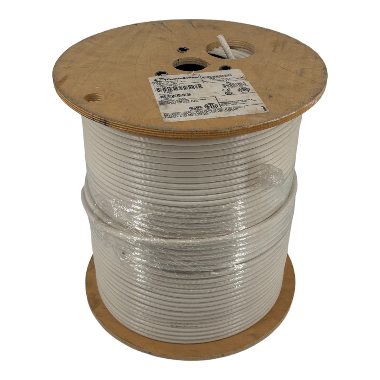 CommScope Copper Clad Steel CATV Coax Cable F6TSVV NEU PR1891 Roll of 1000' New