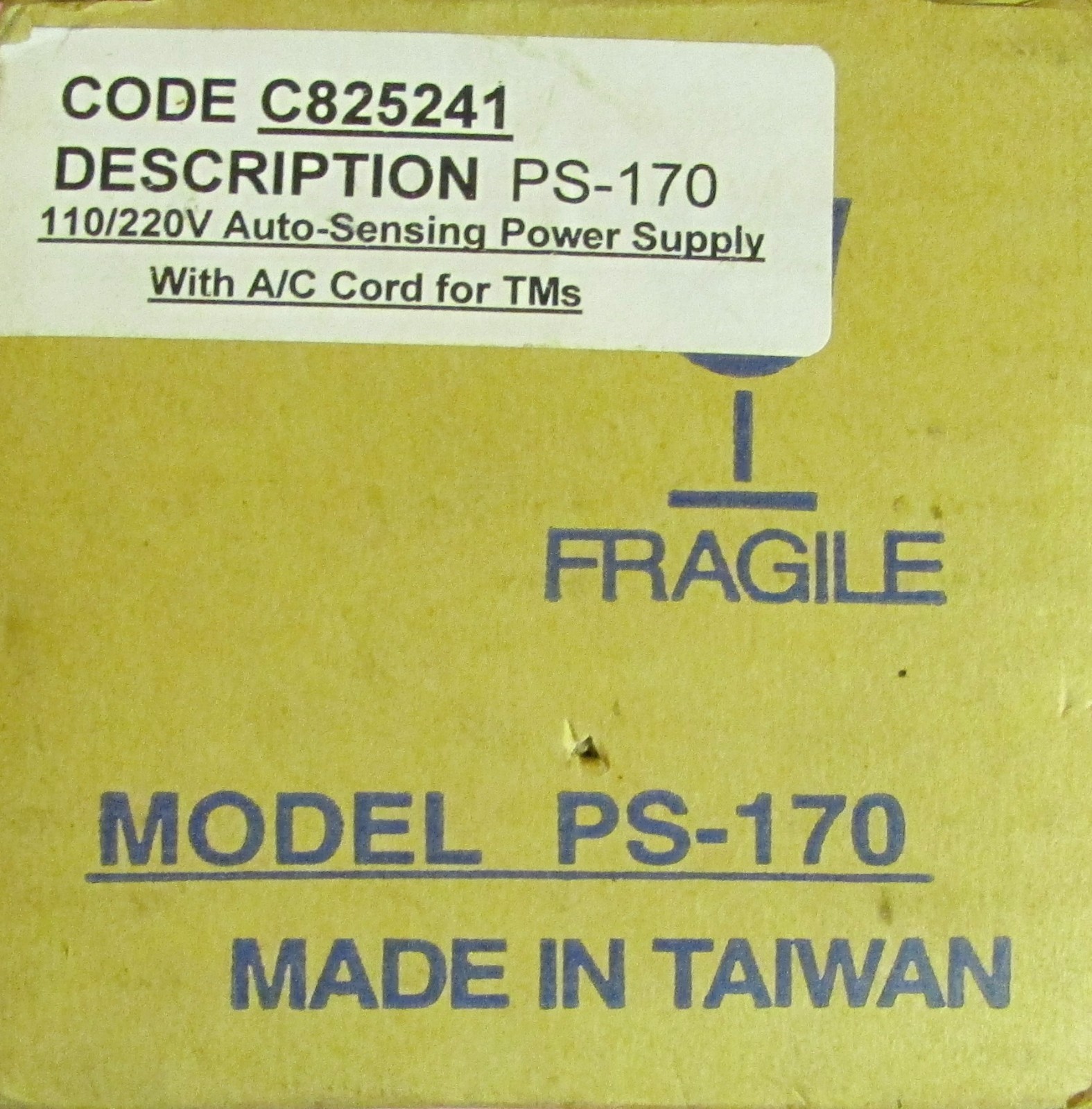 EPSON M122A PS170 110 220 V Auto Sensing Power Supply 24 V DC 2 Amp