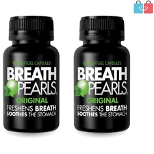 Original Peppermint & Parsley Breath Freshener - 300 Softgels, Made in Australia